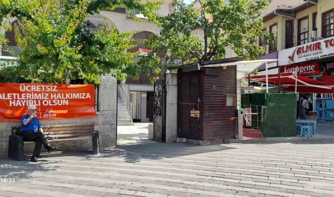 Osmangazi Belediyesi’nin Şehreküstü Cami tuvaletlerini ücretsiz yapma kararı, ikinci kez