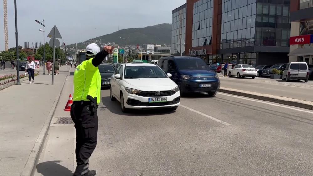 Bursa İl Emniyet Müdürlüğü Trafik Denetleme Şube Müdürlüğü ekipleri il