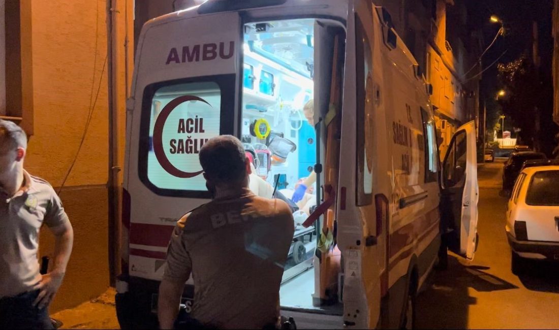 BABASIYLA TARTIŞTI BAŞINI VURDUĞU CAM ALNINA SAPLANDI
