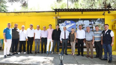 NİLÜFER BELEDİYE BAŞKANI ŞADİ ÖZDEMİR, KONAK MAHALLESİ’NDEKİ BEŞEVLER TAKSİ DURAĞI’NI