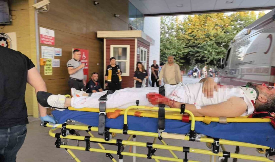KONTROLDEN ÇIKAN MOTOSİKLET METRELERCE SÜRÜKLENDİ : 1 AĞIR YARALI