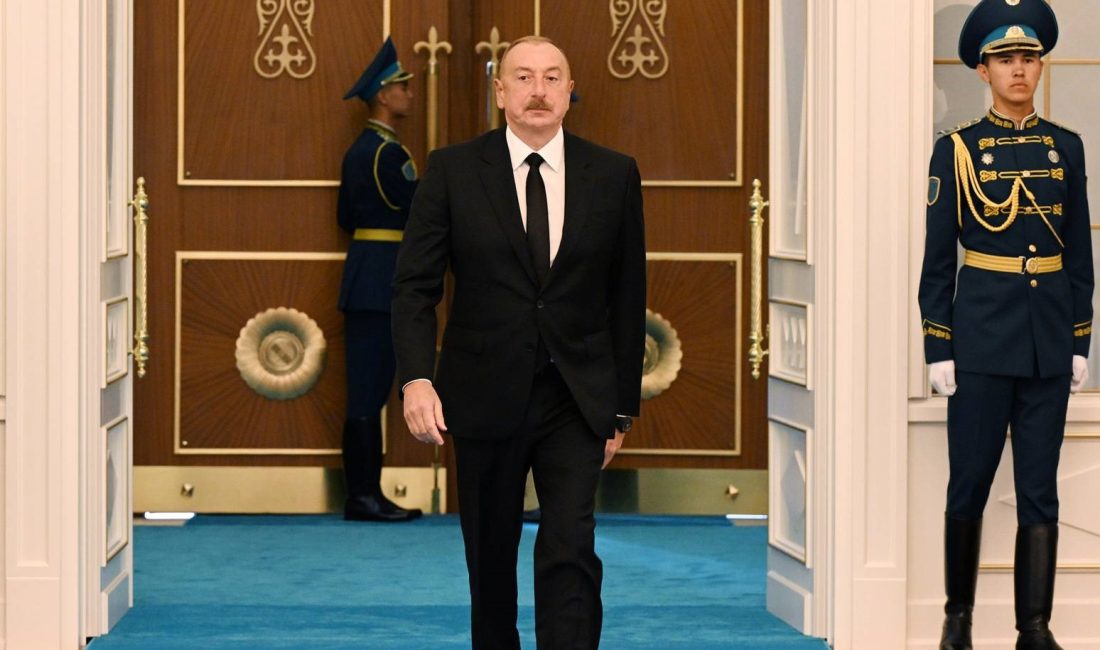 AZERBAYCAN CUMHURBAŞKANI İLHAM ALİYEV, ASTANA’DA GERÇEKLEŞTİRİLEN ORTA ASYA VE AZERBAYCAN