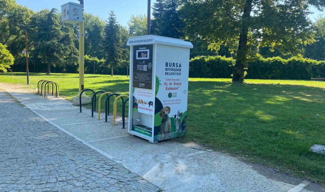Bursa Büyükşehir Belediyesi, kentin farklı noktalarına yerleştirdiği ’mamamatik’ otomatlarıyla plastik,