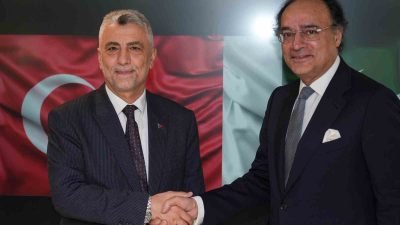 TİCARET BAKANI ÖMER BOLAT, PAKİSTAN GELİR VE MALİYE BAKANI MUHAMMED