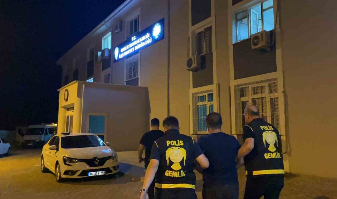 GEMLİK İLÇESİNDE DÜN GECE 3 KİŞİYİ SİLAHLA YARALAYAN ZANLI, POLİS