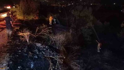 KESTEL İLÇESİNDE ÇIKAN ORMAN YANGINI, İTFAİYE EKİPLERİNCE KISA SÜREDE SÖNDÜRÜLDÜ.