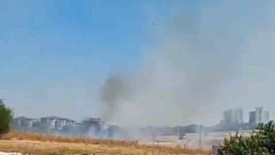 YANGIN ÇIKTI EKİPLER MÜDAHALE ETTİ