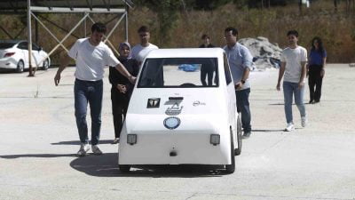 OTAGG, KAMPÜS İÇERİSİNDE DOLAŞACAK OTONOM ARACIN TANITIMINI YAPTI