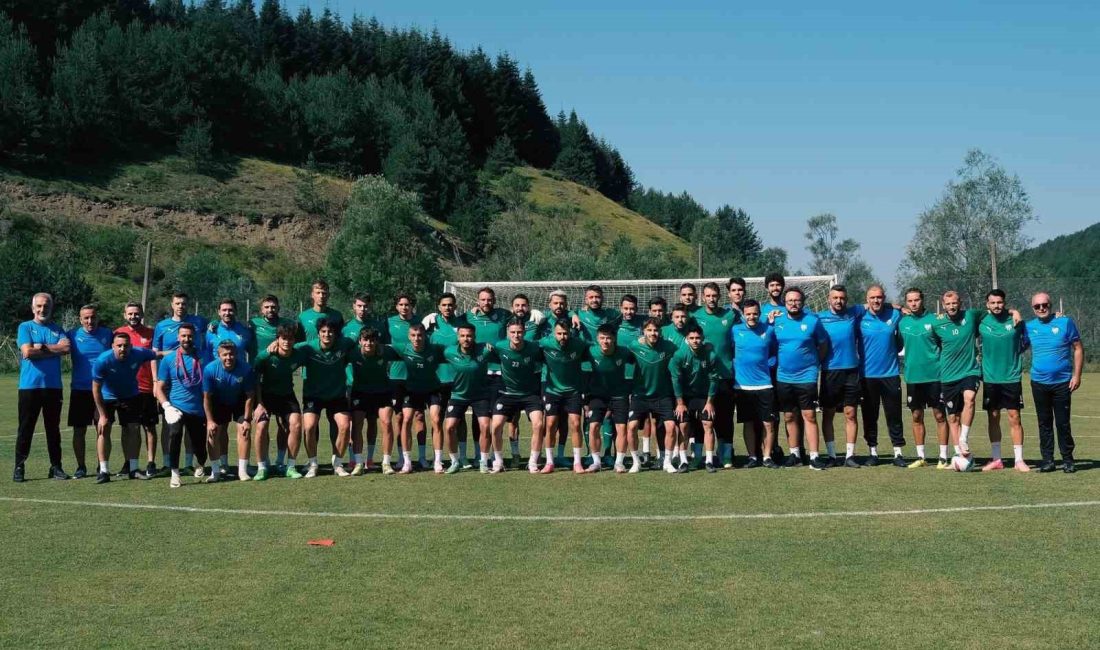BURSASPOR'DA BOLU KAMPI BUGÜN İTİBARİYLE BAŞLADI.