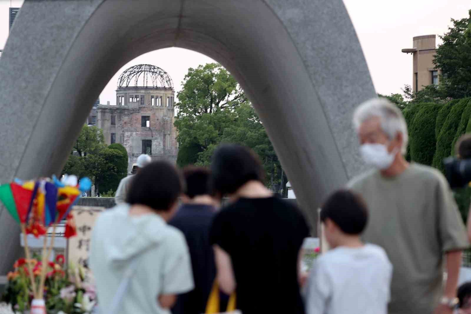 hirosima atom bombasi saldirisinda hayatini kaybedenler 79 yil donumunde anildi e040464
