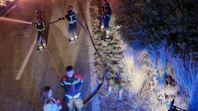 HIRVATİSTAN’IN SPLİT ŞEHRİ YAKINLARINDA HAFTA BAŞINDA YILDIRIM DÜŞMESİ SONUCU BAŞLAYAN