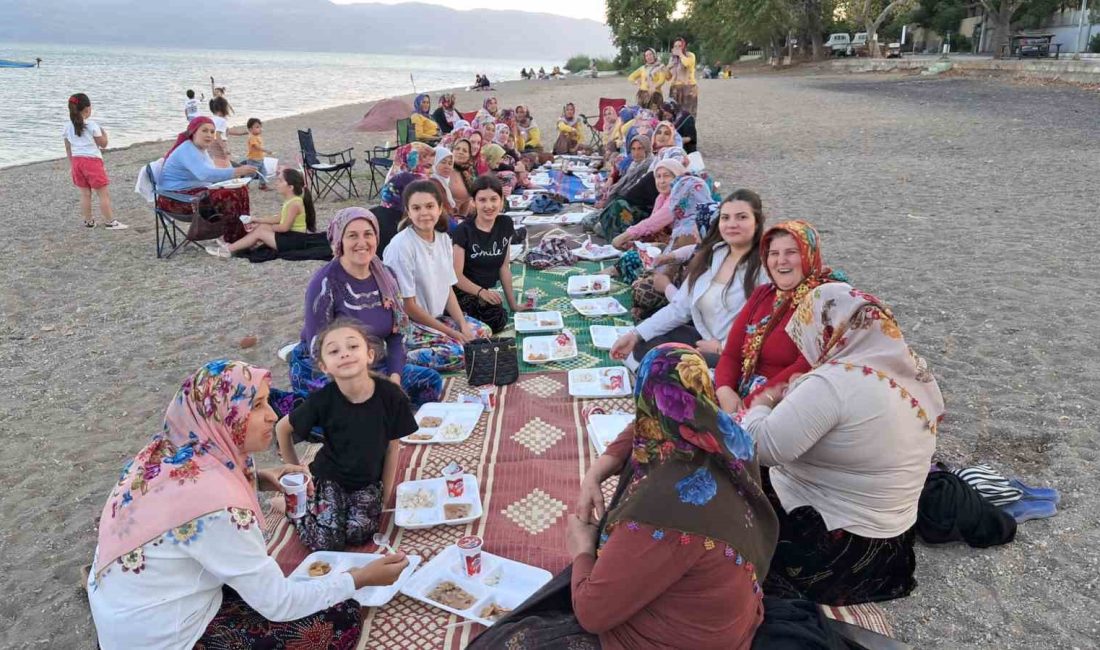 Kayınvali̇deler Önce Tarlada Çalıştı, Sonra Eğlendi̇ BURSA’DA TOPLANAN KAYINVALİDELER, GÜNÜN YORGUNLUĞUNU ATMAK İÇİN DENİZ KENARINDA EĞLENDİ