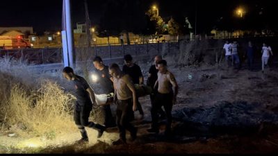 BURSA’DA KEDİ KURTARMAK İÇİN GİDEN ADAM DÜŞTÜĞÜ DEREDE KENDİ MAHSUR