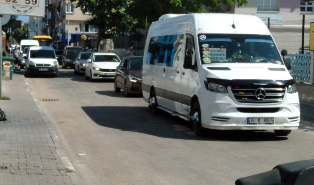 BURSA'NIN MUDANYA İLÇESİNDE MİNİBÜS ÜCRETLERİNE ZAM GELDİ.