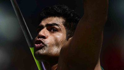 PAKİSTANLI SPORCU ARSHAD NADEEM, PARİS 2024 OLİMPİYATLARI'NDA ATLETİZM ERKEKLER CİRİT