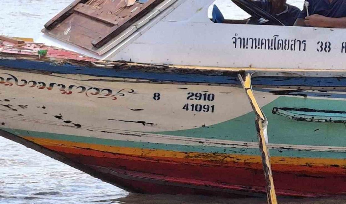 TAYLAND’DAKİ CHAO PHRAYA NEHRİ’NDE İKİ TEKNE ÇARPIŞTI: 4 YARALI