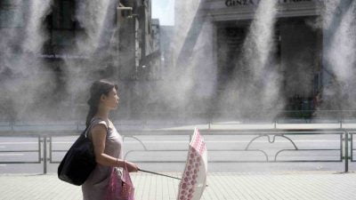 JAPONYA’NIN BAŞKENTİ TOKYO'DA TEMMUZ AYINDA 123 KİŞİNİN SICAK ÇARPMASI NEDENİYLE
