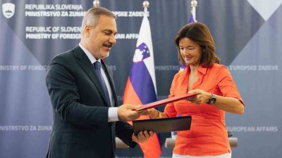 DIŞİŞLERİ BAKANI HAKAN FİDAN’IN SLOVENYA’YA GERÇEKLEŞTİRDİĞİ ZİYARET KAPSAMINDA İKİ ÜLKE