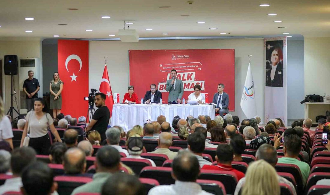 BAYRAKLI BELEDİYE BAŞKANI İRFAN ÖNAL, 3 BÖLGEDE DÜZENLENECEK "HALK BULUŞMALARININ