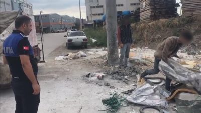 ZABITA ÇEVREYİ KİRLETENLERE MINTIKA TEMİZLİĞİ YAPTIRDI