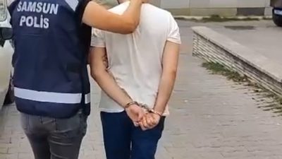 SAMSUN'DA 12 YIL 6 AY HAPİS CEZASI BULUNAN BİR KİŞİ