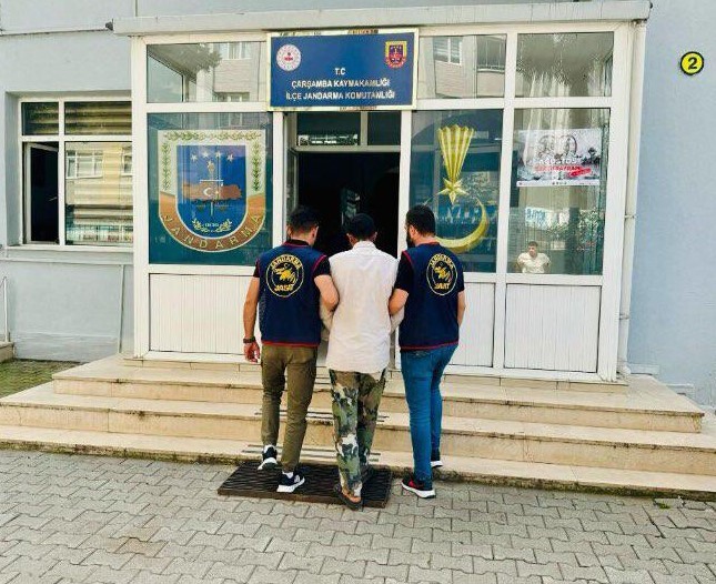 HÜKÜMLÜ ÇIKARTILDIĞI ADLİ MAKAMLARCA TUTUKLANARAK ÇARŞAMBA KAPALI CEZA İNFAZ KURUMUNA