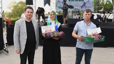 Türkiye’nin en kaliteli ve lezzetli üzümlerinin yetiştirildiği Osmangazi ilçesine bağlı