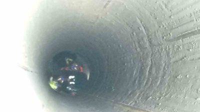 HATAY'DA TÜNEL ŞANTİYESİNDE 24 METRELİK KULE KAZIĞI KUYUSUNA DÜŞEN İŞÇİ,