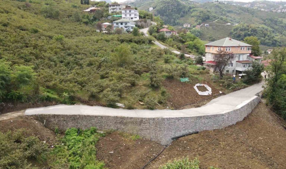 TRABZON'UN ORTAHİSAR İLÇESİ YEŞİLOVA MAHALLESİNDE YAKLAŞIK 40 YILDIR DEVAM EDEN