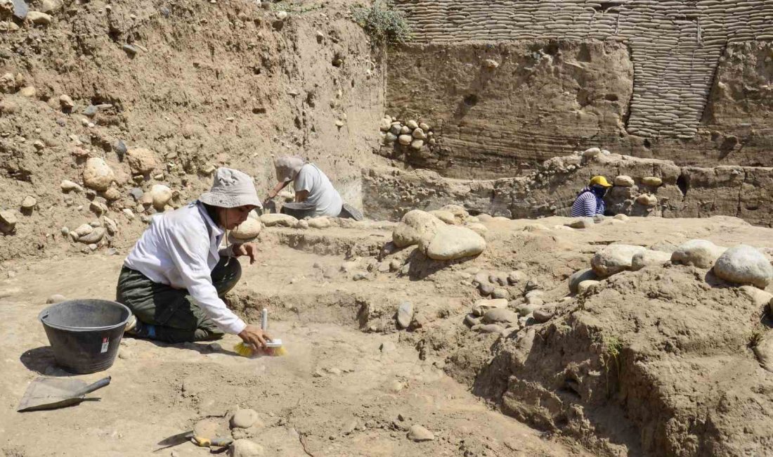 MERSİN'DEKİ 9 BİN YILLIK YUMUKTEPE HÖYÜĞÜ'NDE ARKEOPARK PROJESİ KAPSAMINDA BAŞLATILAN