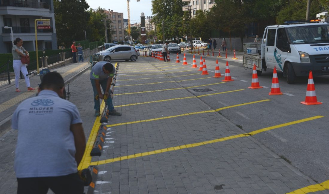 Nilüfer Belediyesi, “Sokaklar Dönüşüyor Projesi” kapsamında Canaydın İlkokulu’nun bulunduğu Sokullu
