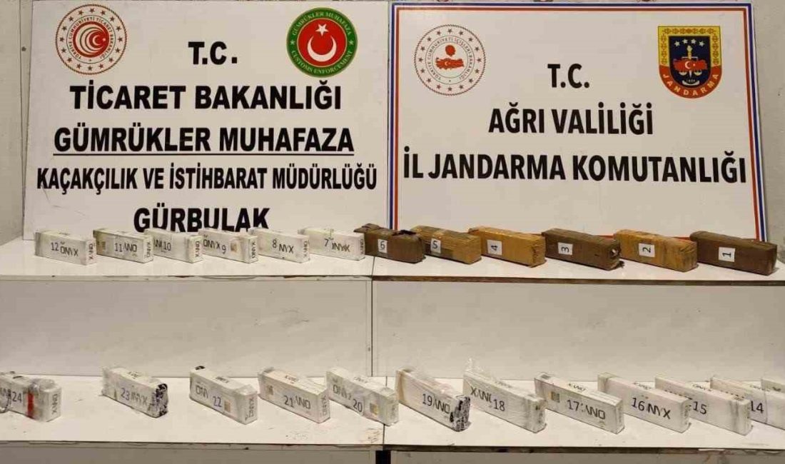 AĞRI’DA 12 KİLO 616 GRAM ESRAR ELE GEÇİRİLDİ