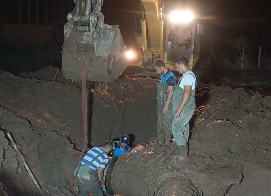 MASKİ GENEL MÜDÜRLÜĞÜ, AKHİSAR İLÇE MERKEZİ SEYİTAHMET MAHALLESİNDE 600’LÜK ANA