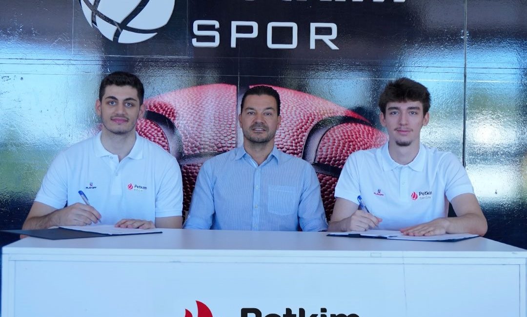ALİAĞA PETKİMSPOR, ALTYAPI OYUNCULARINDAN YİĞİT GÖKAY KABA VE DEMİR ACAR