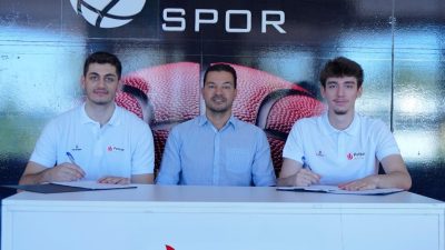 ALİAĞA PETKİMSPOR, ALTYAPI OYUNCULARINDAN YİĞİT GÖKAY KABA VE DEMİR ACAR