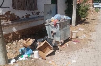 ESKİŞEHİR’İN ALPU İLÇESİ’NDE ÇÖPLERİN TOPLANMAMASINDAN DOLAYI OLUŞAN KÖTÜ KOKU VE