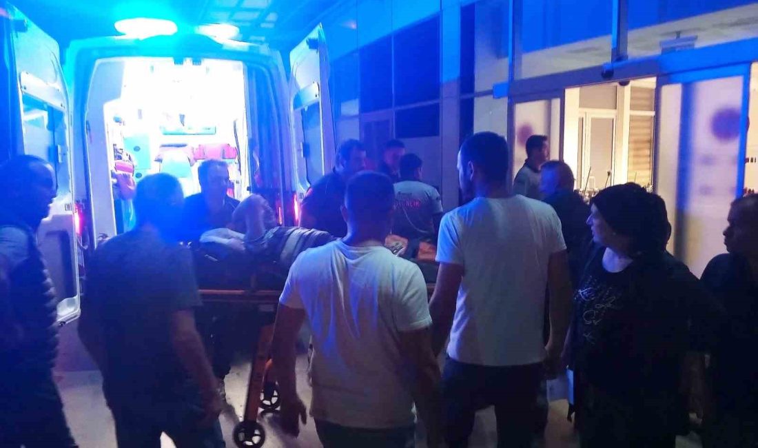 SOL AYAĞINA İSABET EDEN KURŞUNLA YARALANAN HASAN AK, AMBULANSLA BAFRA