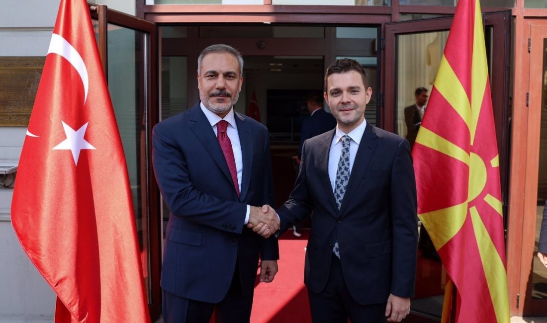 DIŞİŞLERİ BAKANI HAKAN FİDAN, KUZEY MAKEDONYA DIŞİŞLERİ VE DIŞ TİCARET