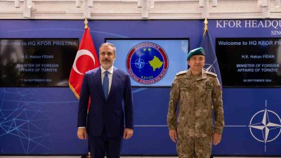 DIŞİŞLERİ BAKANI HAKAN FİDAN, NATO KOSOVA BARIŞ GÜCÜ (KFOR) KARARGAHINI