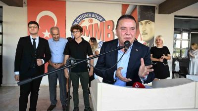 ANTALYA BÜYÜKŞEHİR BELEDİYE BAŞKANI MUHİTTİN BÖCEK, MUHİTTİN-MUSTAFA BÖCEK ANADOLU LİSESİ’NDE