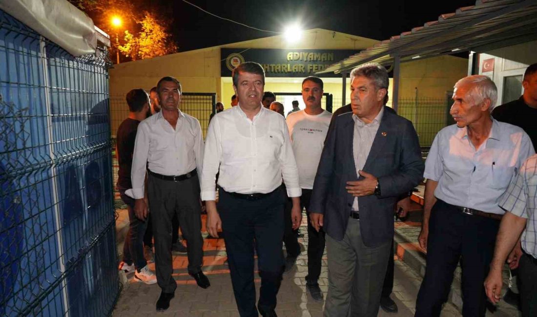 ADIYAMAN BELEDİYE BAŞKANI ABDURRAHMAN TUTDERE, ADIYAMAN MUHTARLAR FEDERASYONU’NUN DÜZENLEDİĞİ İSTİŞARE