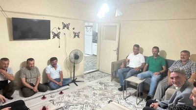 BELEDİYE BAŞKANI AKEL, YARALI ASKERİ ZİYARET ETTİ