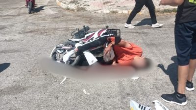 ERZİNCAN’DA BELEDİYE EKİPLERİNİN TEMİZLİK ARACINA ÇARPAN MOTOSİKLETLİ GENÇ HAYATINI KAYBETTİ.