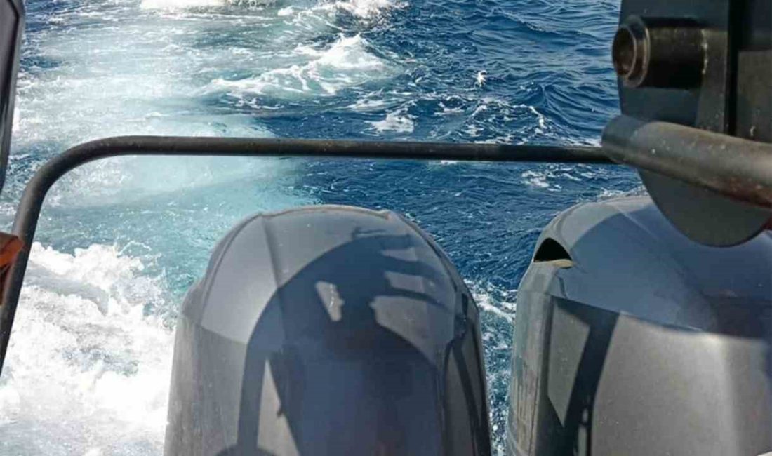 BODRUM ADA BOĞAZI AÇIKLARINDA MAKİNE ARIZASI YAPAN VE SÜRÜKLENEN 7