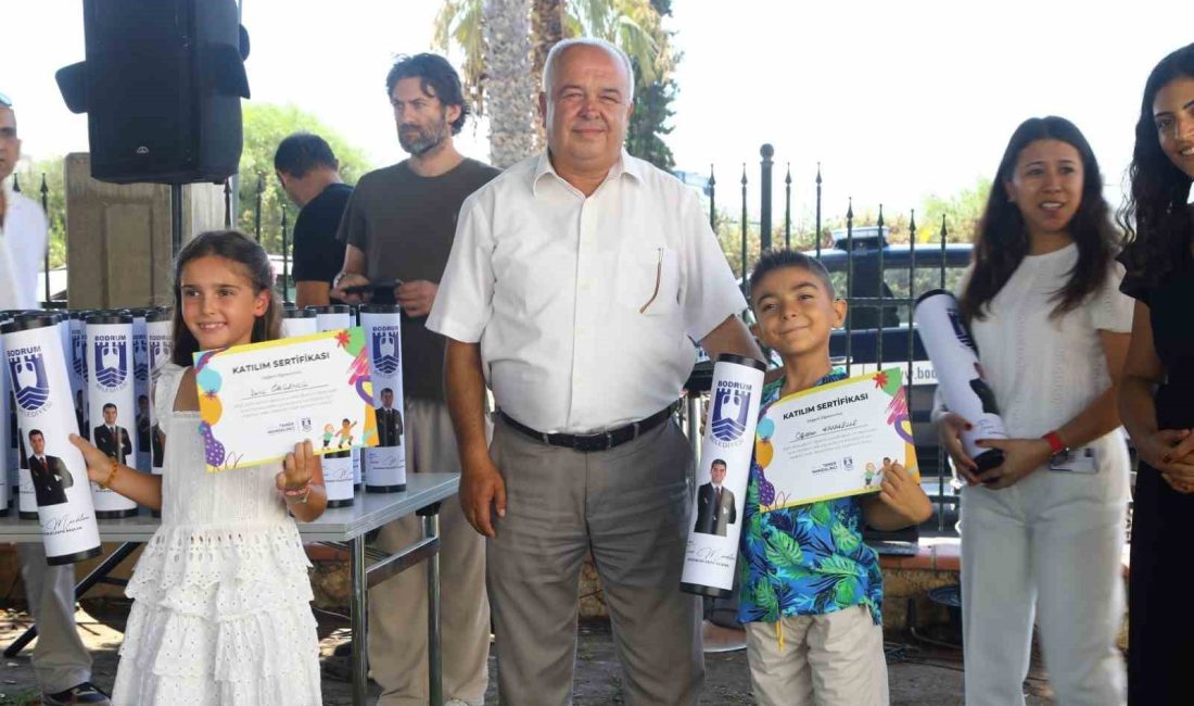 BODRUM BELEDİYESİ TARAFINDAN DÜZENLENEN YAZ OKULLARINDA EĞİTİM GÖREN ÖĞRENCİLER İÇİN