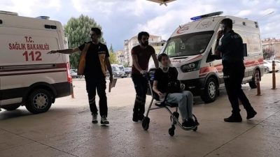 BURSA'NIN İNEGÖL İLÇESİNDE SABAH SAATLERİNDE MEYDANA GELEN KAZADA AĞIR YARALANAN