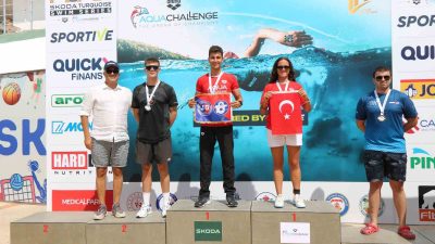 BURSALI JANDARMA ASTSUBAY MURAT KÖSLE, İSTANBUL’DA DÜZENLENEN YÜZME YARIŞMASINDA 2