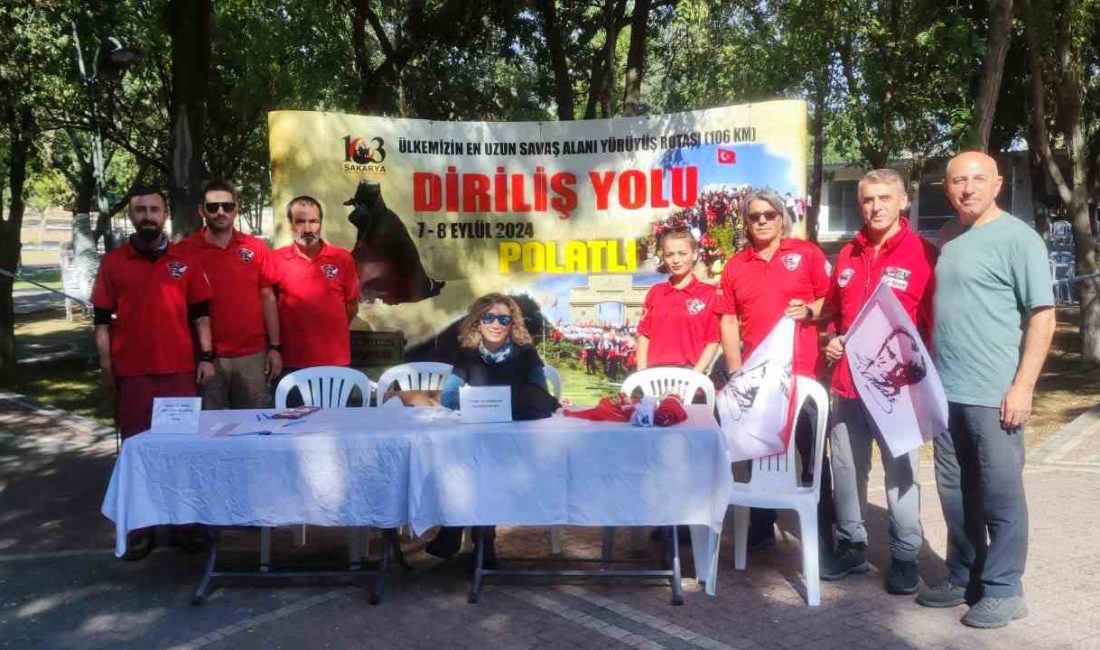 SAKARYA MEYDAN MUHAREBESİ'NİN 103'ÜNCÜ YIL DÖNÜMÜ NEDENİYLE DÜZENLENEN DİRİLİŞ YOLU