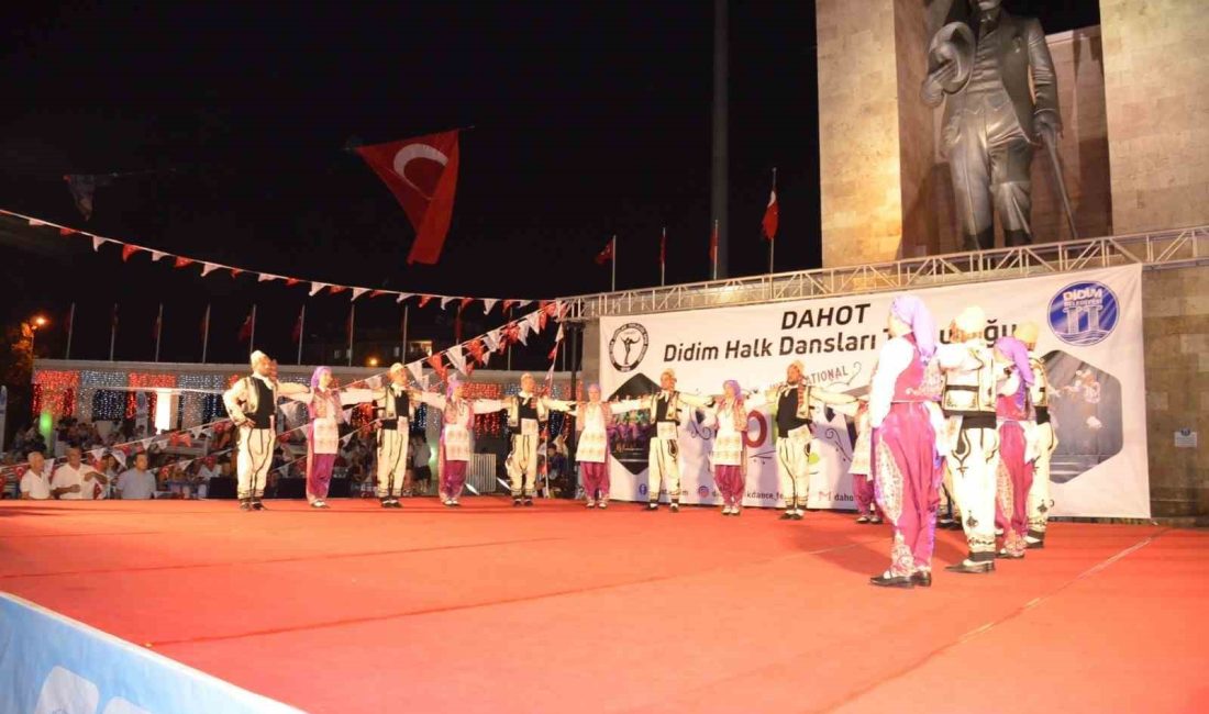 DİDİM HALK DANSLARI TOPLULUĞUNUN (DAHOT) BU YIL 14. KEZ DÜZENLEDİĞİ