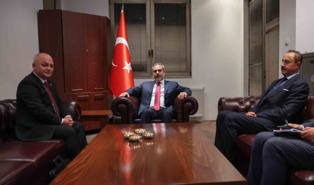 DIŞİŞLERİ BAKANI FİDAN, KUZEY MAKEDONYA TÜRK DEMOKRATİK PARTİSİ GENEL BAŞKANI